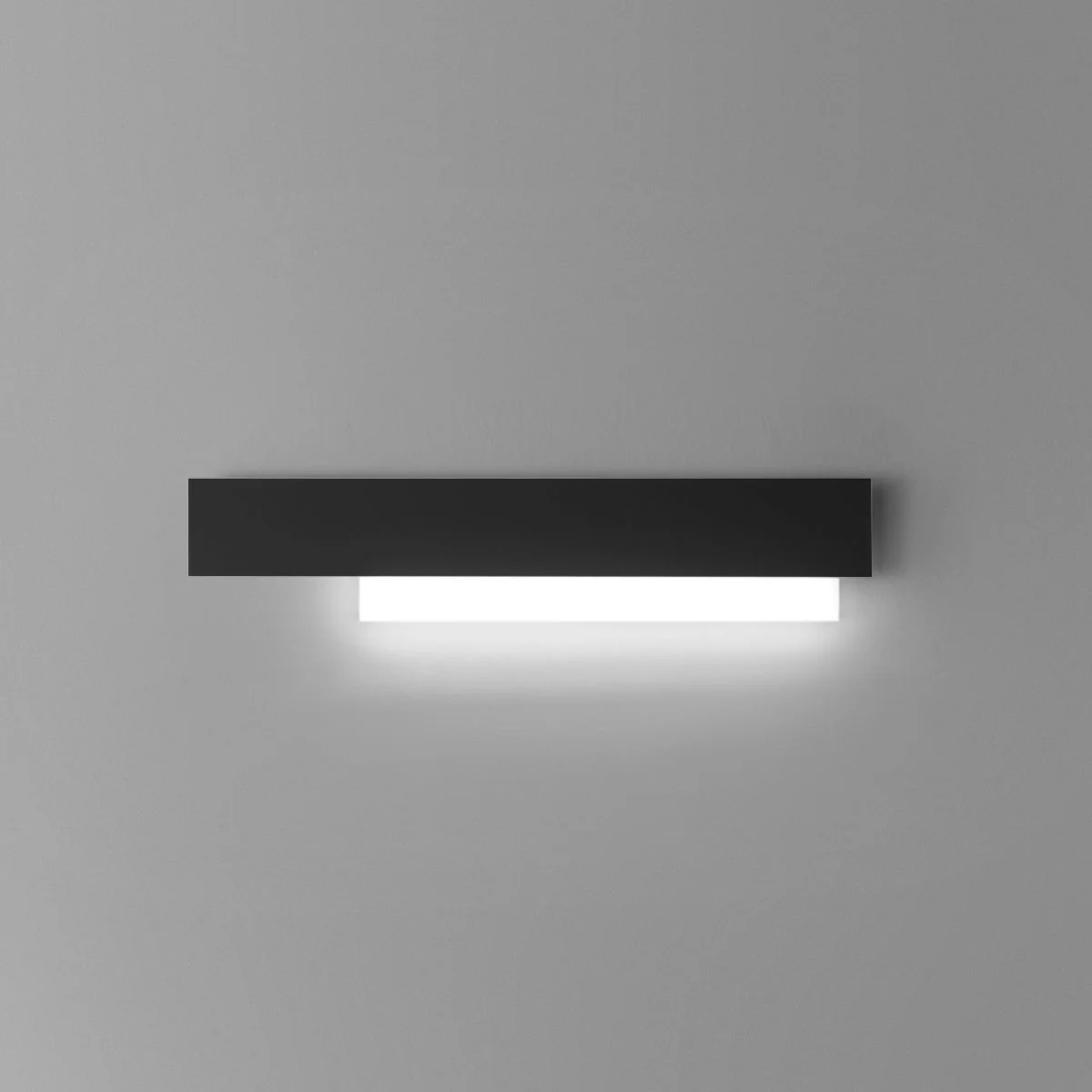 Applique da Parete LED 25W 2110lm | Alluminio e Metacrilato Bisatinato Bianco Nero Acciaio o Tortora | GEALUCE DOHA A/G - immagine 5
